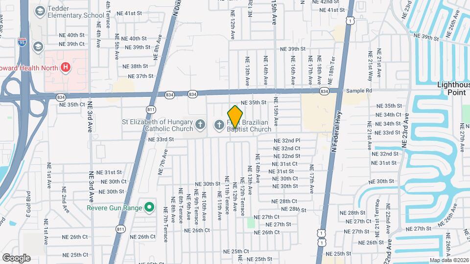1210 NE 33rd Ct Mapa y Detalles de la Ubicación