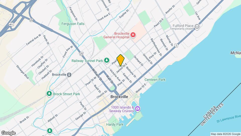 28 James St E Map and Location Details