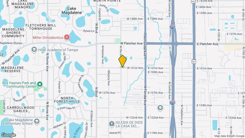 12733 N Ola Ave Map and Location Details