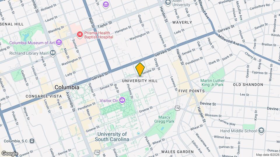 1022 Henderson St Map and Location Details