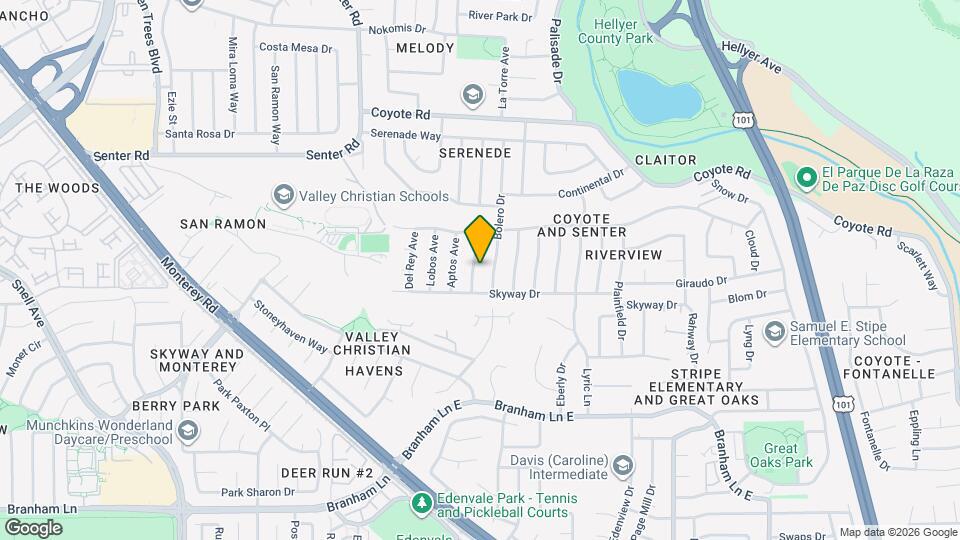 4610 Capitola Ave Map and Location Details