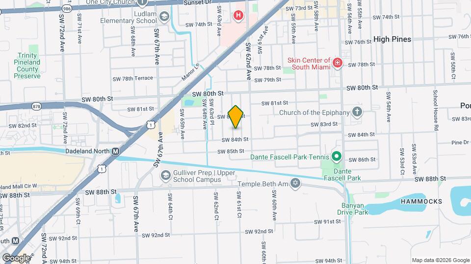 8315 SW 62nd Pl Mapa y Detalles de la Ubicación