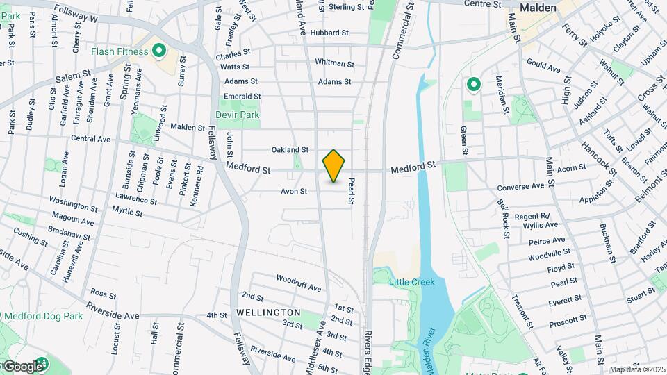 39 Avon St, Unit APT 1 in Malden Map and Location Details