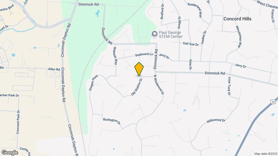 9625 Lackawana Ct Map and Location Details