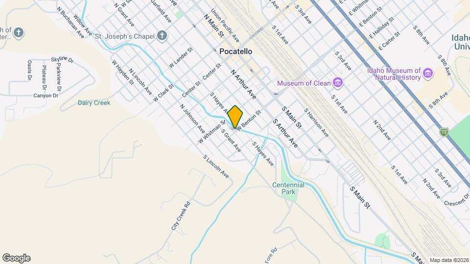 628 W Benton St Map and Location Details