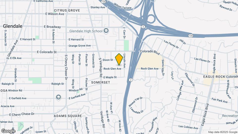 1523 Rock Glen Ave Map and Location Details