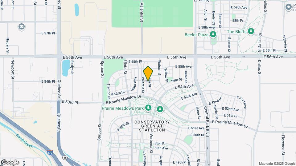 5445 Verbena St Map and Location Details