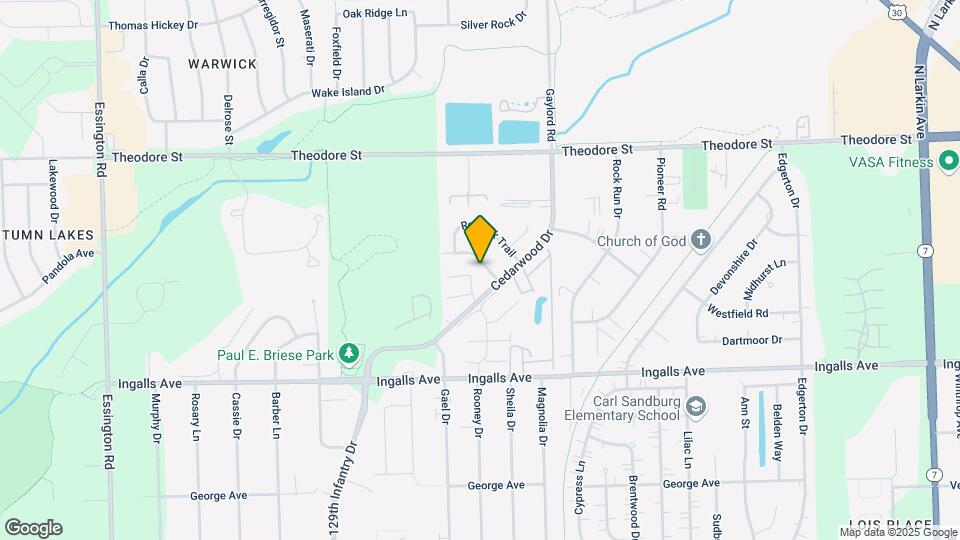 2509 Live Oak Dr Map and Location Details