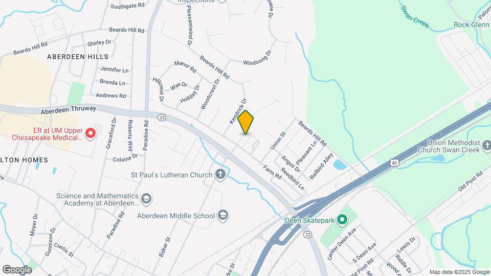 305 Mt Royal Ave Map and Location Details