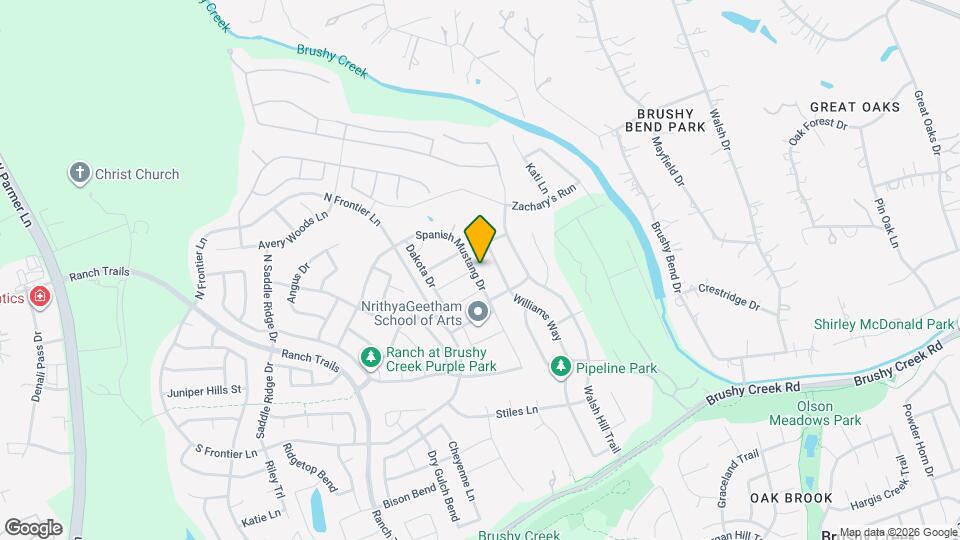 411 Spanish Mustang Dr Map and Location Details