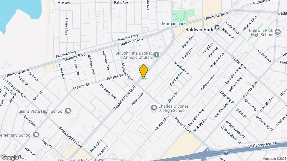 3724 Baldwin Park Blvd Map and Location Details