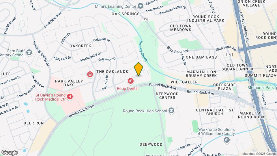 1809 Springwater Dr Mapa y Detalles de la Ubicación