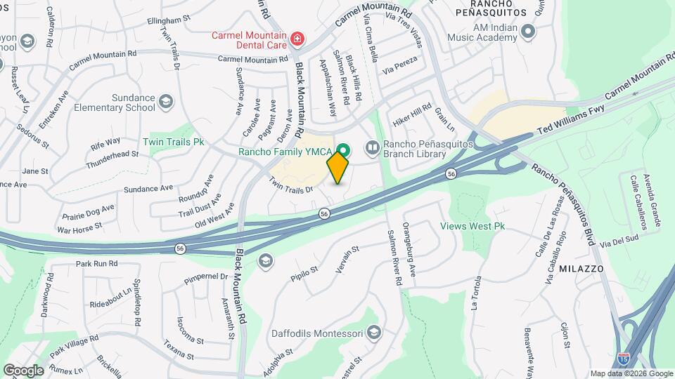 9408 Twin Trails Dr, Unit 106 Map and Location Details