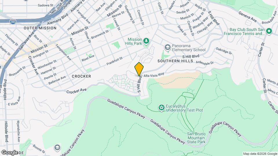 606 Southhill Blvd Map and Location Details