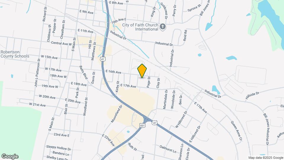 908 E 16th Ave Map and Location Details