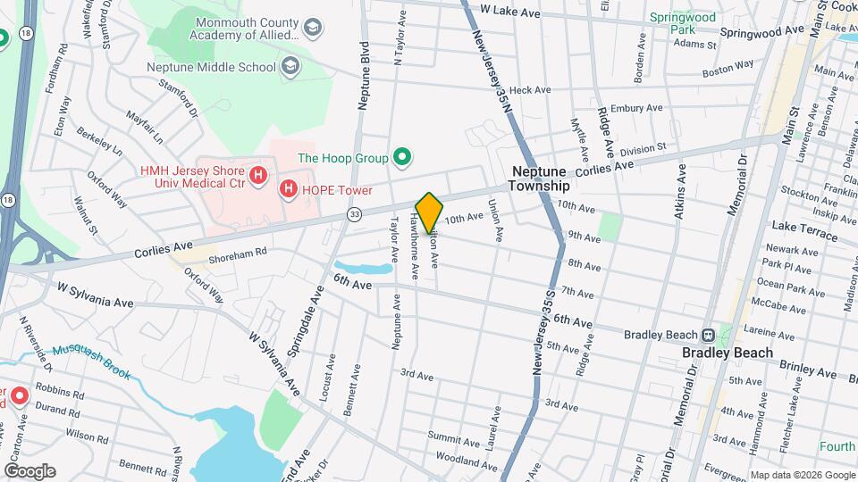 201 Hamilton Ave Map and Location Details