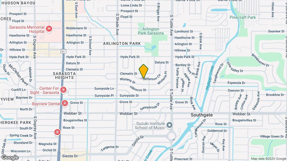 2572 Jefferson Cir Map and Location Details