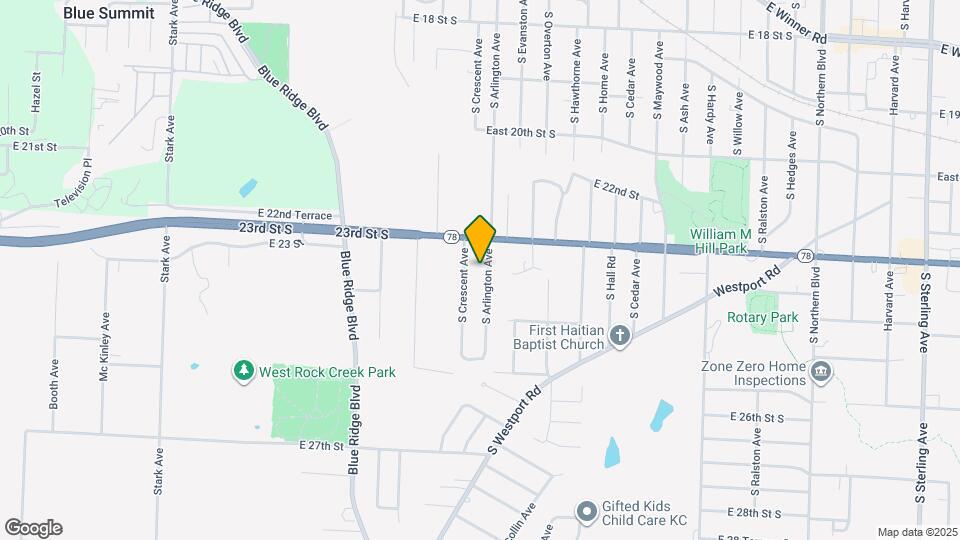 2310 S Arlington Ave Map and Location Details