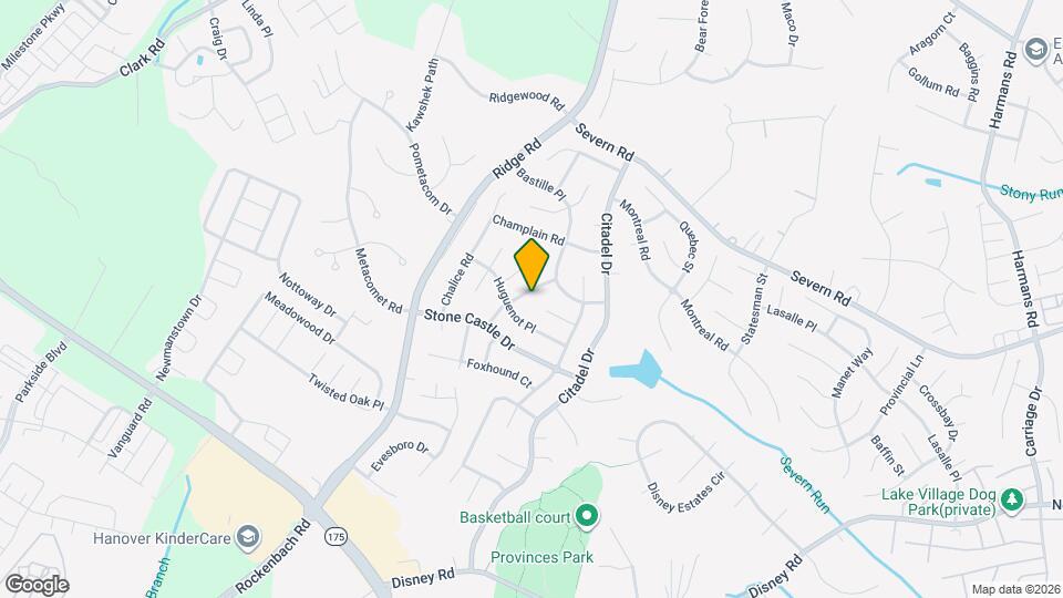 7897 Pavilion Dr Map and Location Details