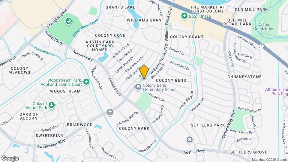 2842 River Birch Dr Map and Location Details