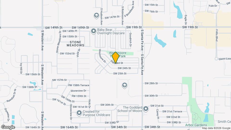 1418 SW 23rd St Map and Location Details