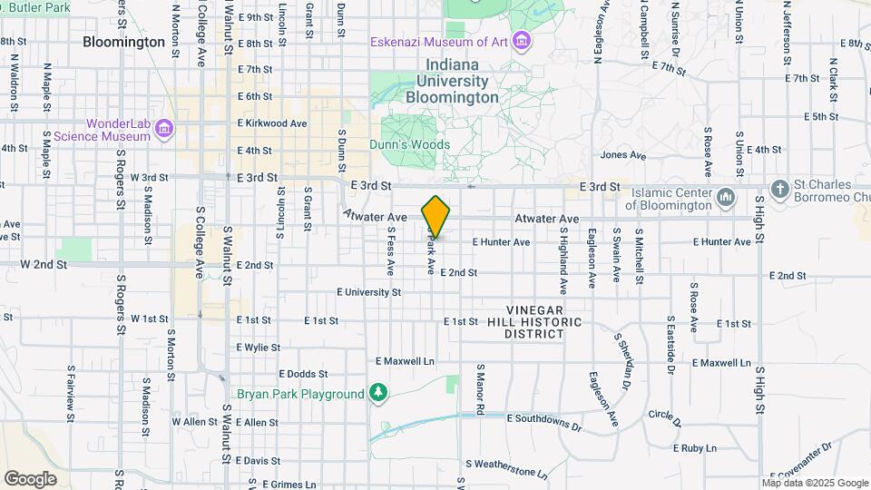 802 E Hunter Ave Map and Location Details