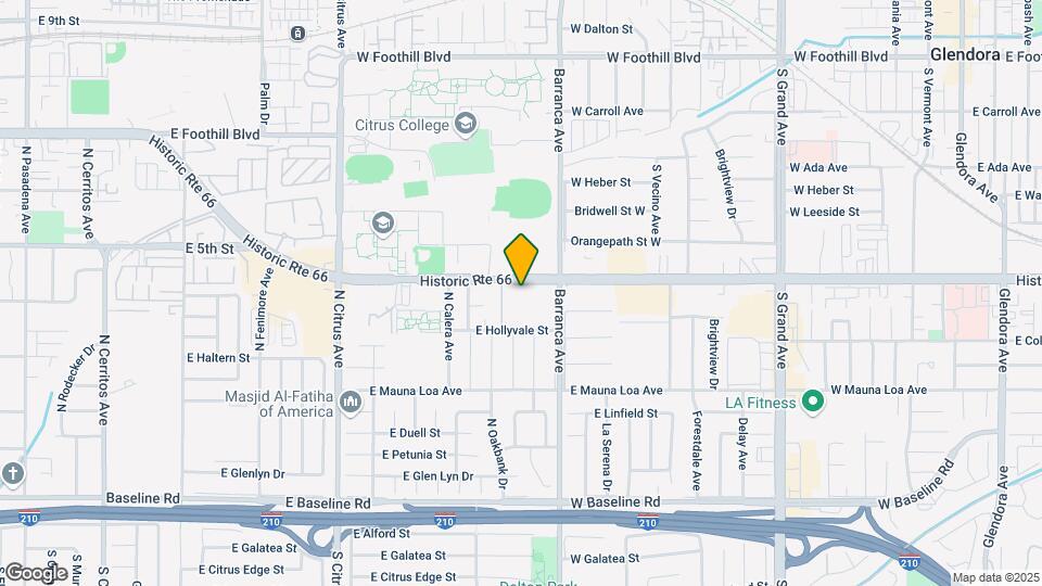 1160 E Alosta Ave Mapa y Detalles de la Ubicación