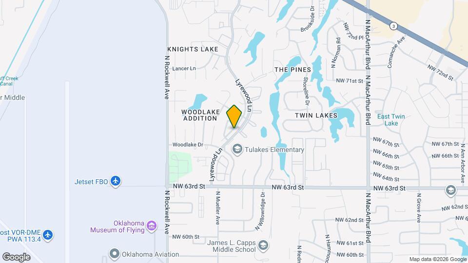 6713 Lyrewood Ln Map and Location Details