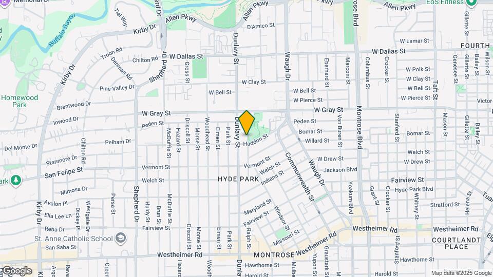 1610 Ridgewood St Map and Location Details