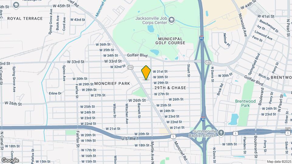 1329 29th St Map and Location Details