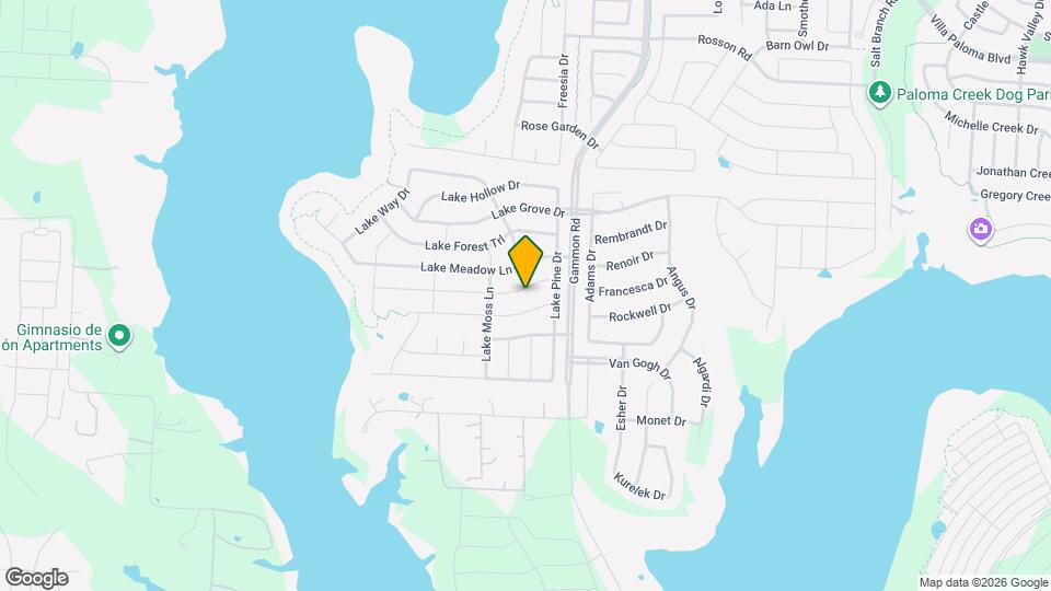 1028 Lake Woodland Dr Map and Location Details