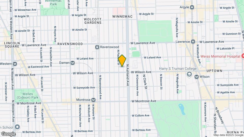 4609-4619 N Paulina St Map and Location Details