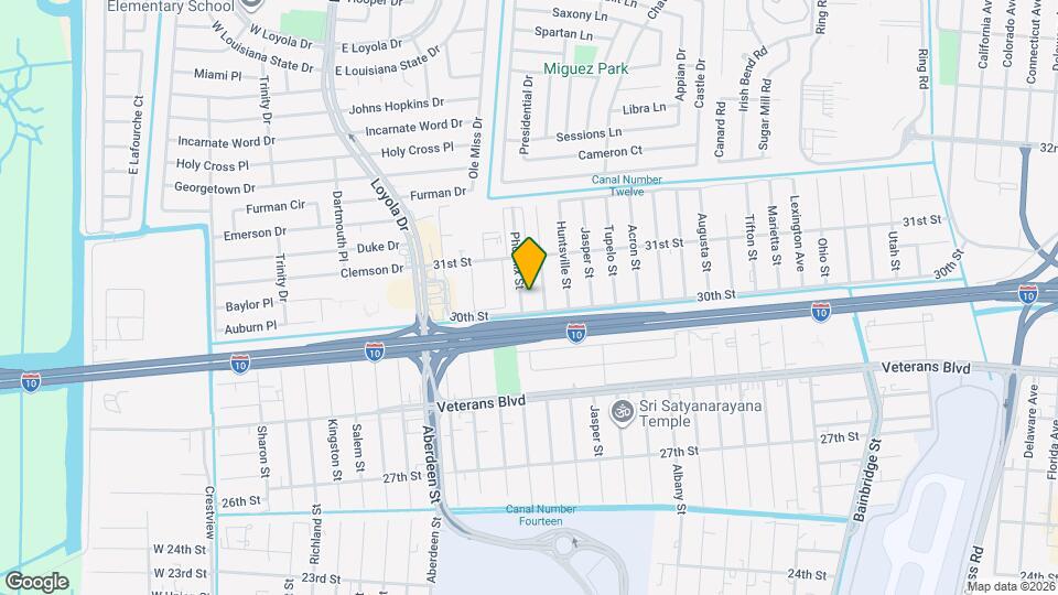 3022 Phoenix St Map and Location Details