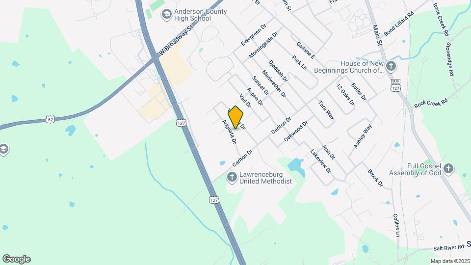 1108 Augusta Dr Map and Location Details