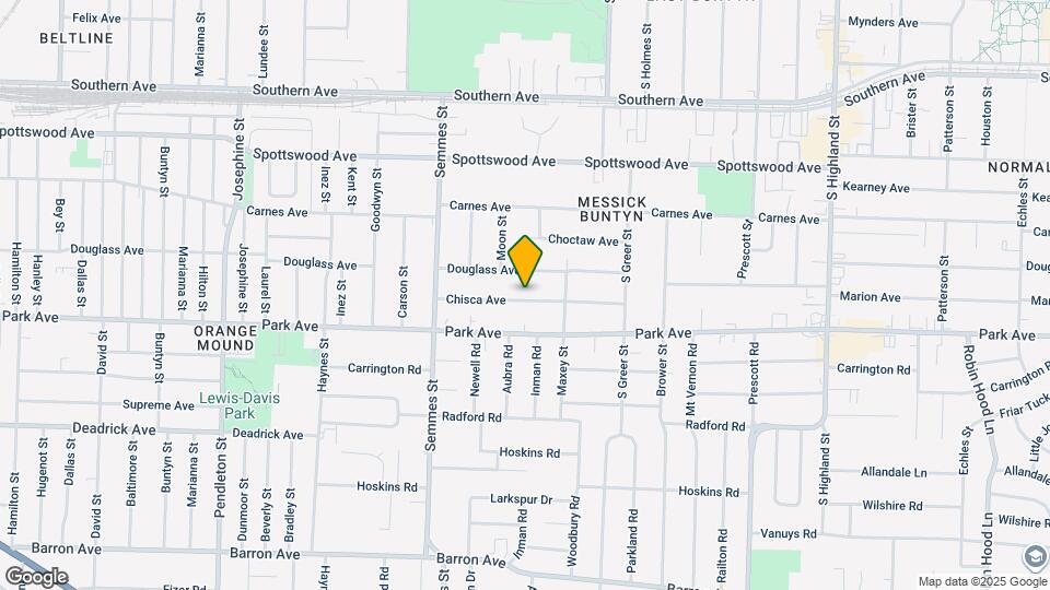 3138 Chisca Ave Map and Location Details