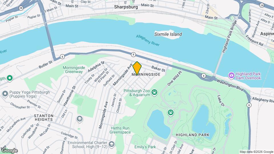 1851 Chislett St Map and Location Details