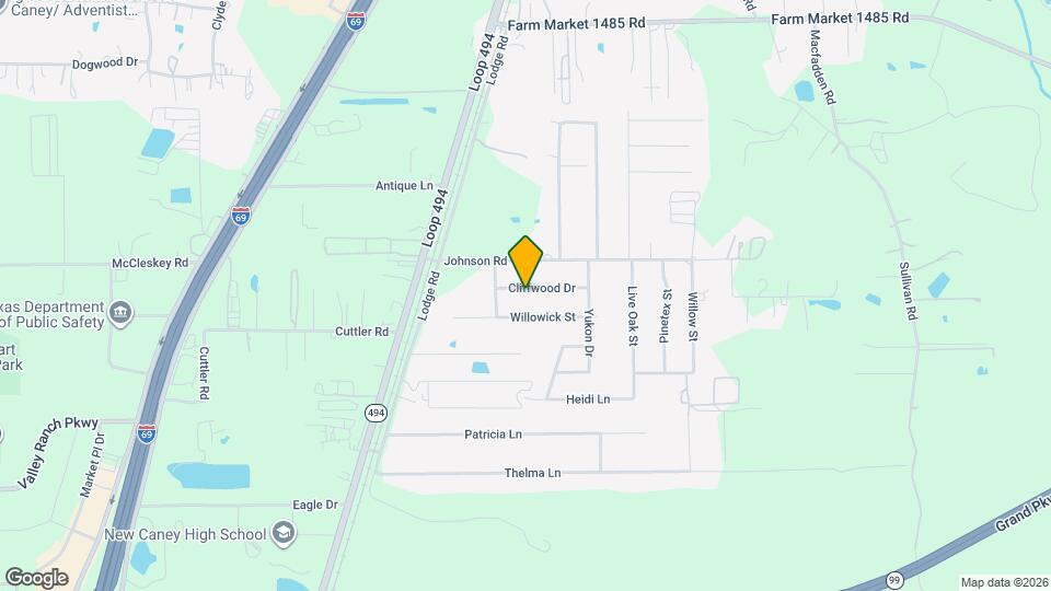 23350 Cliffwood Dr Map and Location Details