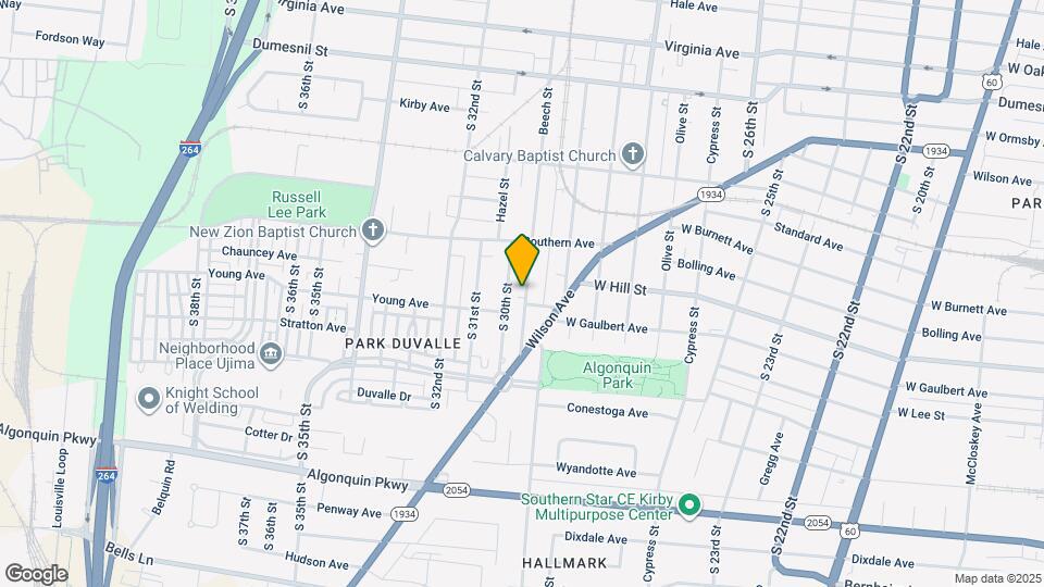 1540 Beech St Map and Location Details