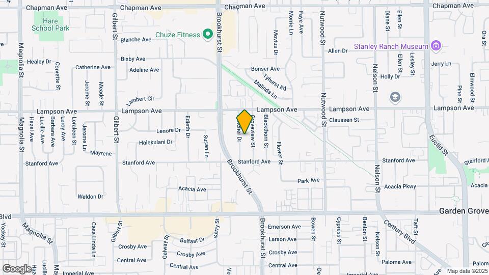 12626 Fletcher Dr Map and Location Details