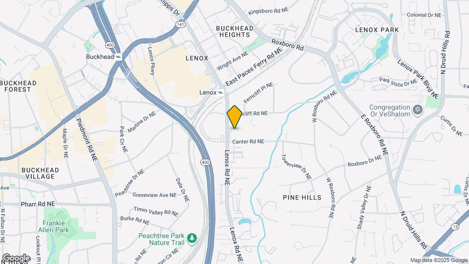 3201 Lenox Rd NE Map and Location Details