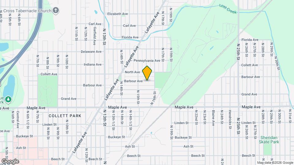 1535 Barbour Ave Mapa y Detalles de la Ubicación