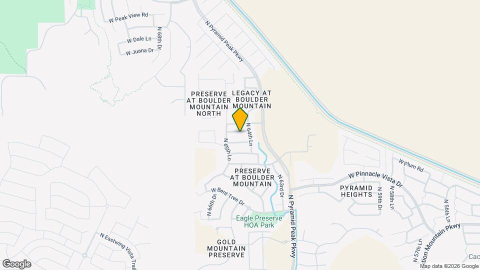 6509 W Red Fox Rd Mapa y Detalles de la Ubicación