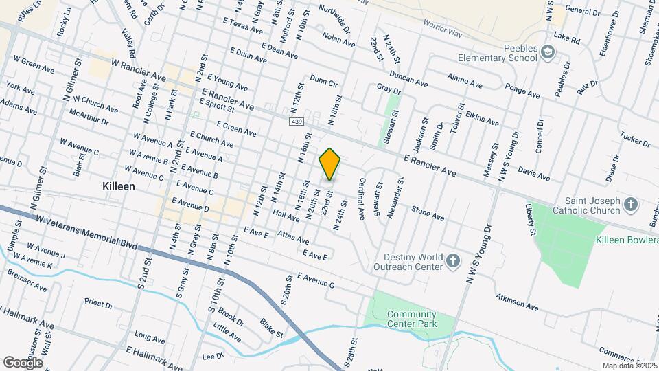1017 Parmer Ave Map and Location Details