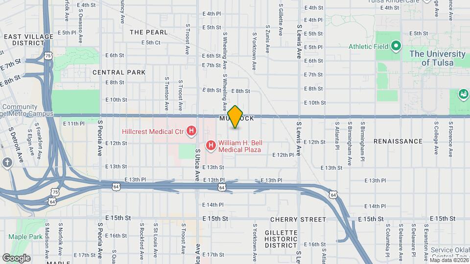 1134 S Xanthus Ave Mapa y Detalles de la Ubicación