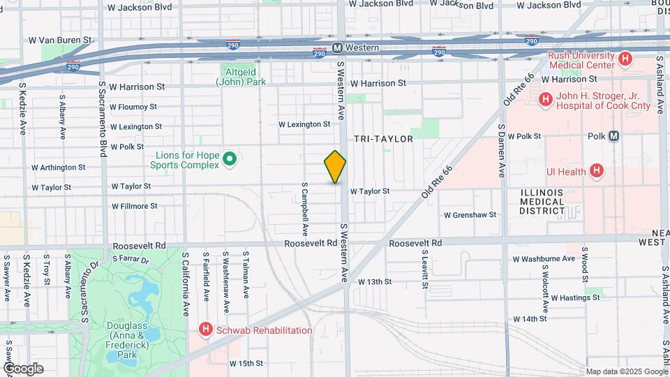 2413 W Taylor St Map and Location Details
