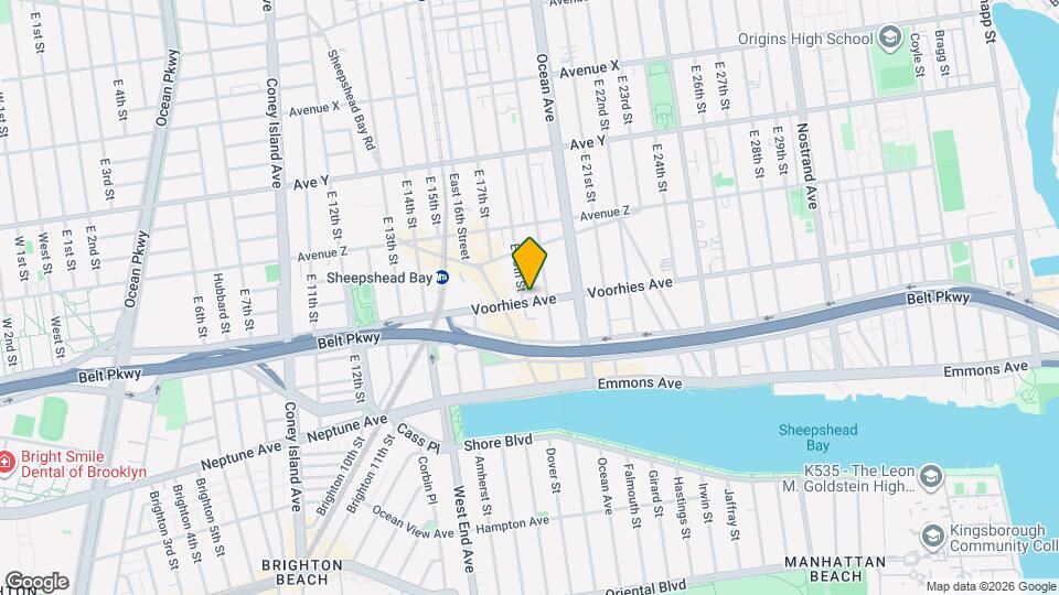 1811 Voorhies Ave Map and Location Details