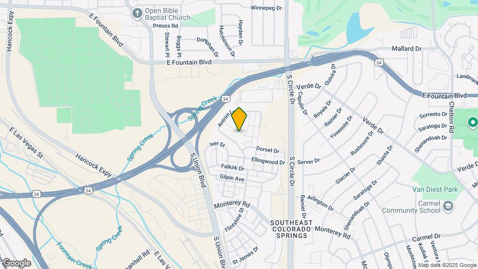 2291 Chickhollow Dr Map and Location Details