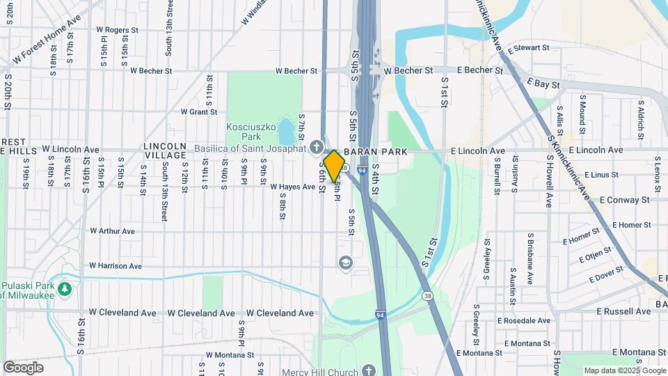 2421 S 5th Pl Map and Location Details