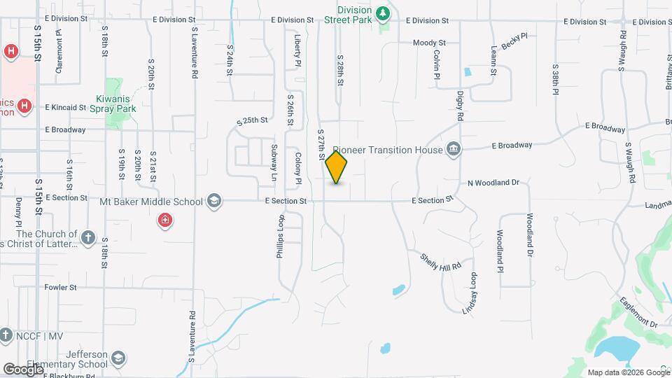 2815 E Section St Mapa y Detalles de la Ubicación