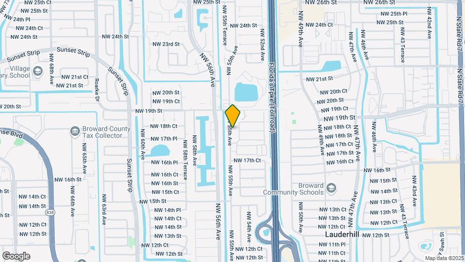 1816 NW 55th Ave Map and Location Details